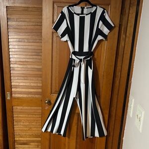 Boohoo Monochrome Jumpsuit